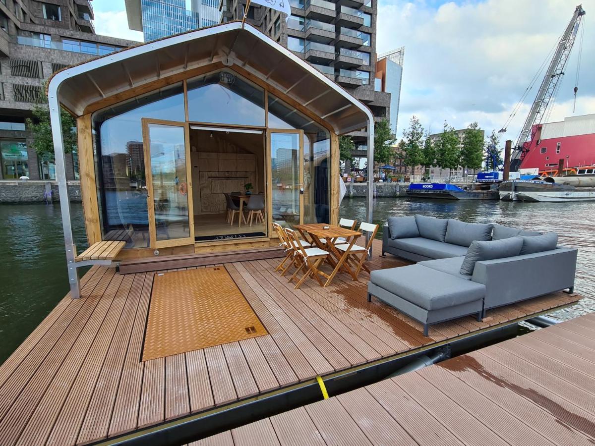 فيلا Wikkelboats At Floating Rotterdam Rijnhaven المظهر الخارجي الصورة