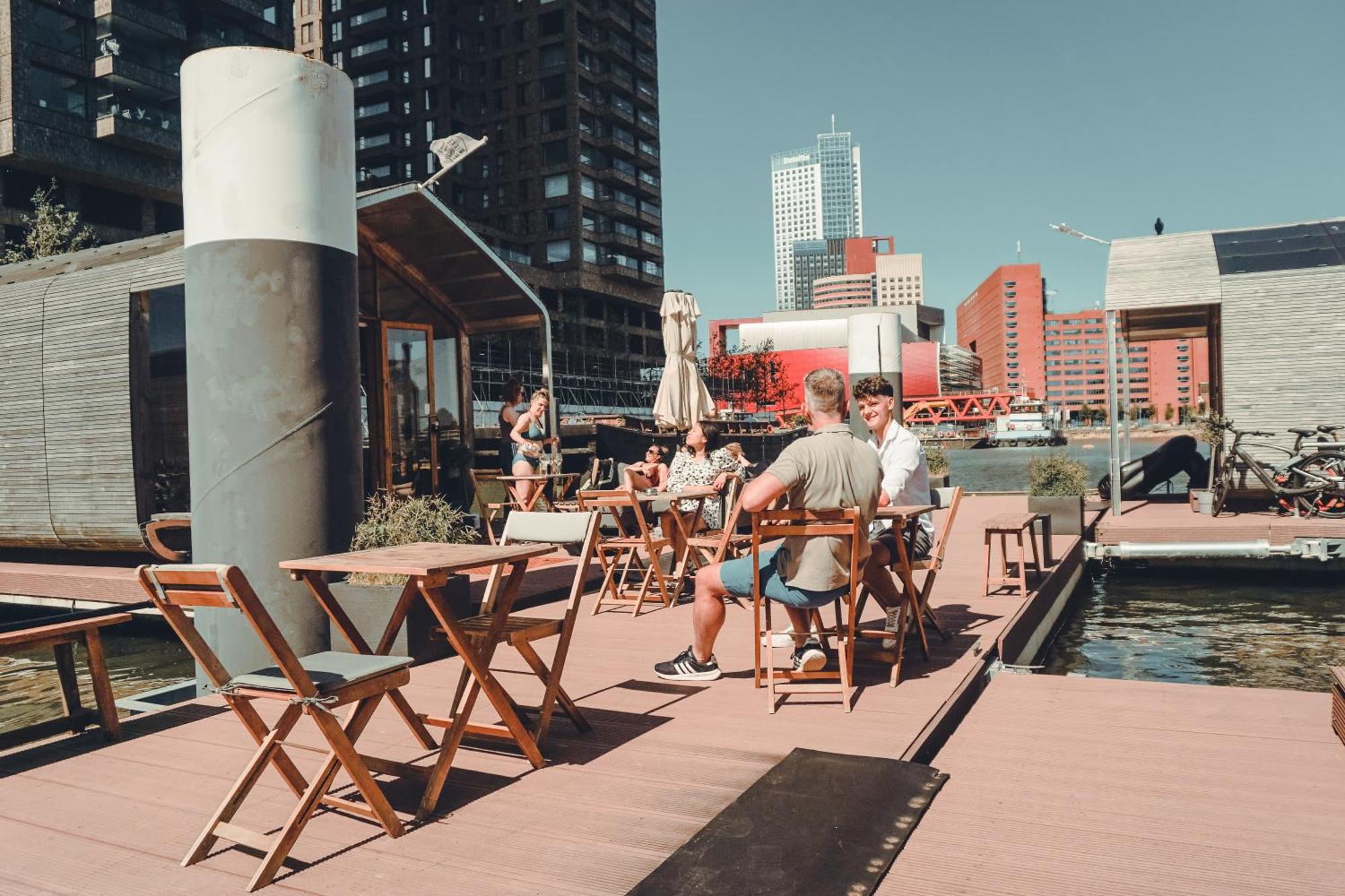 فيلا Wikkelboats At Floating Rotterdam Rijnhaven المظهر الخارجي الصورة