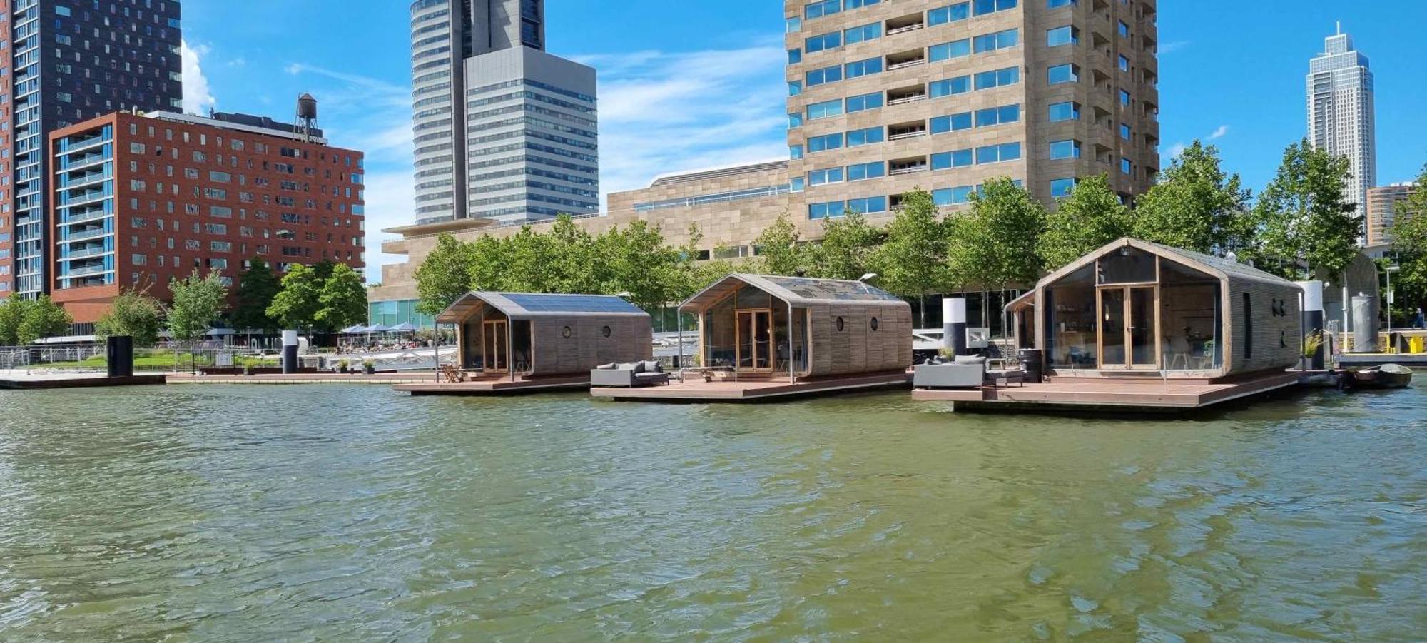 فيلا Wikkelboats At Floating Rotterdam Rijnhaven المظهر الخارجي الصورة