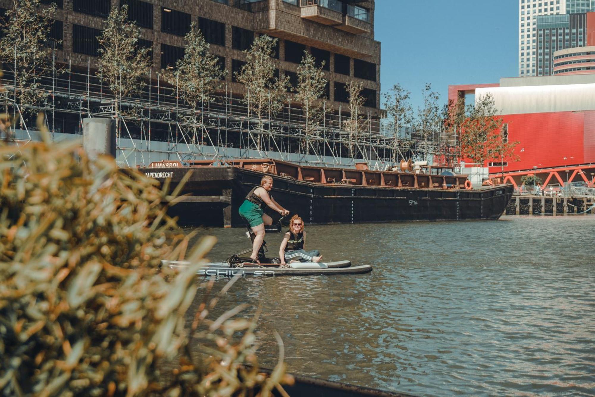 فيلا Wikkelboats At Floating Rotterdam Rijnhaven المظهر الخارجي الصورة