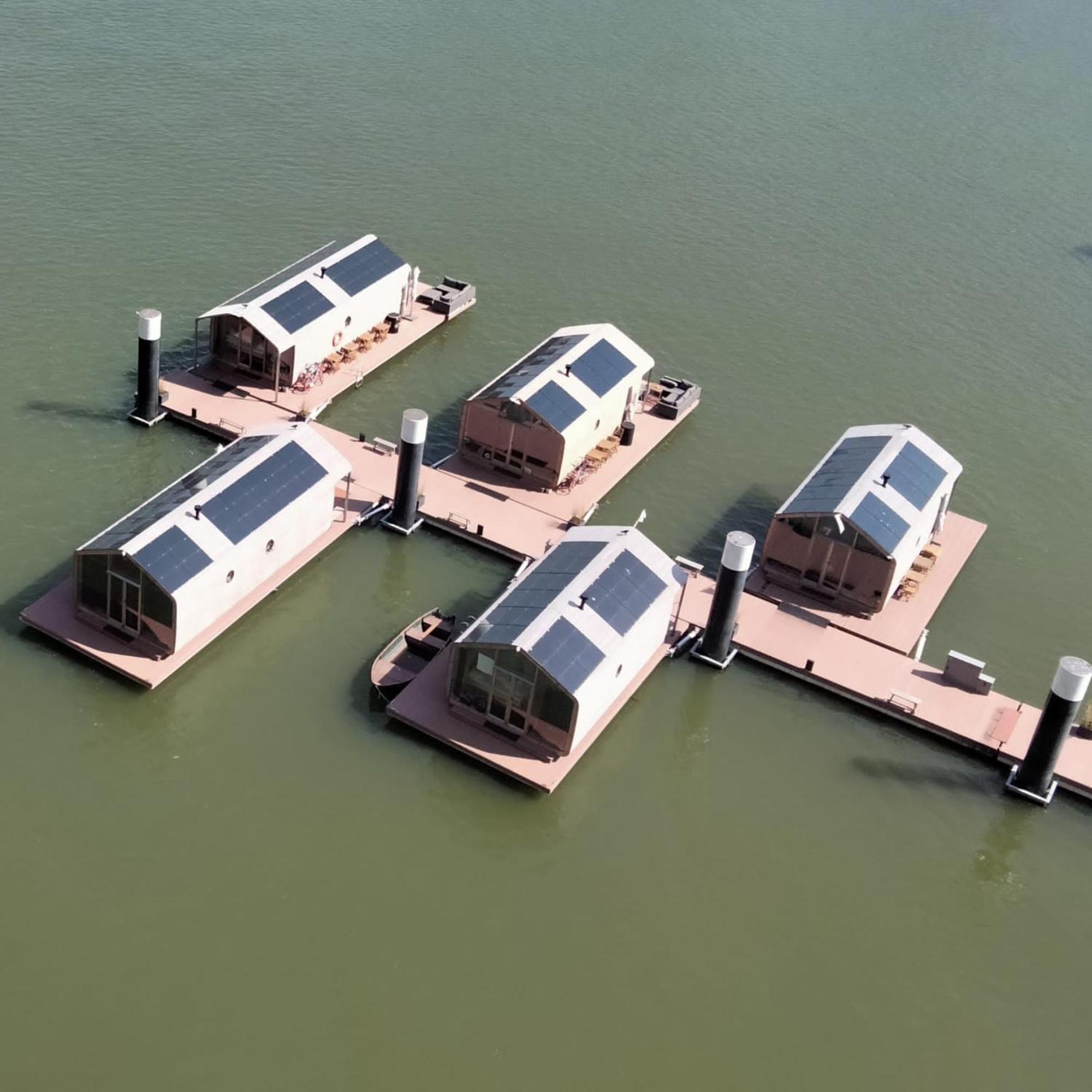 فيلا Wikkelboats At Floating Rotterdam Rijnhaven المظهر الخارجي الصورة
